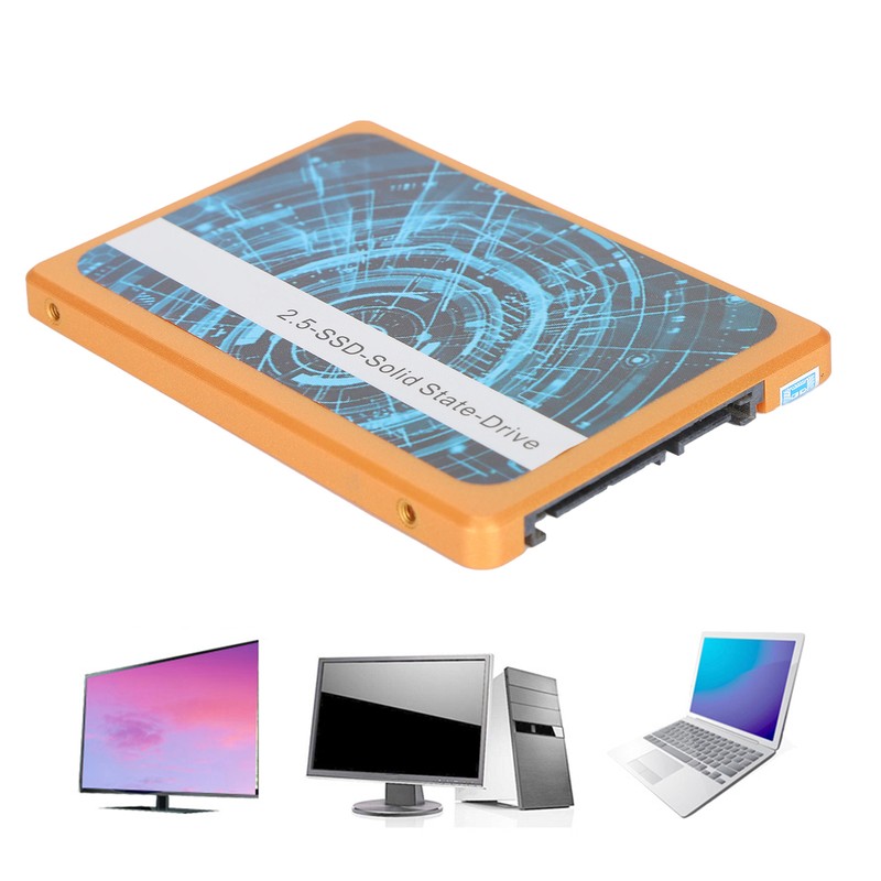 BU KING 2.5inch SSD Golden High Speed Plastic Hard Drive
