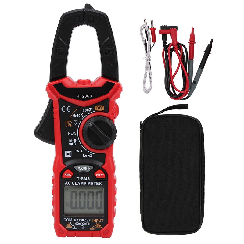 Digital Clamp Multimeter Accurate Voltage Current Tester Electrician Repair Tool