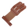 Archery Glove Cowhide Protective 3 Finger Guard Finger Tab Glove