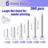 Approx 395 PC Assortment of High-Quality Concrete Nails, Masonry, Wood