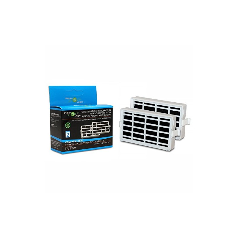 Pack of 2 - Filterlogic FFL199W Air & Odour Antibacterial