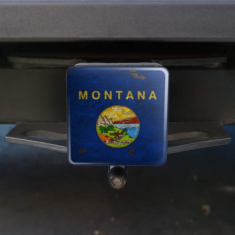 GRAPHICS & MORE Rustic Montana State Flag Distressed USA Tow