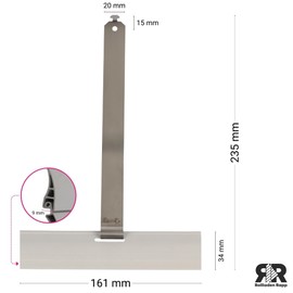 ROLLLRA Suspension Spring Retaining Spring for Hanging Roller Shutters for PVC/Aluminium Slats Also with Roller Shutter Motor High-Quality Spring Steel (10, Universal)