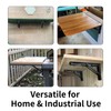 Toirxarn 20" Heavy Duty Black Folding Shelf Brackets - Steel
