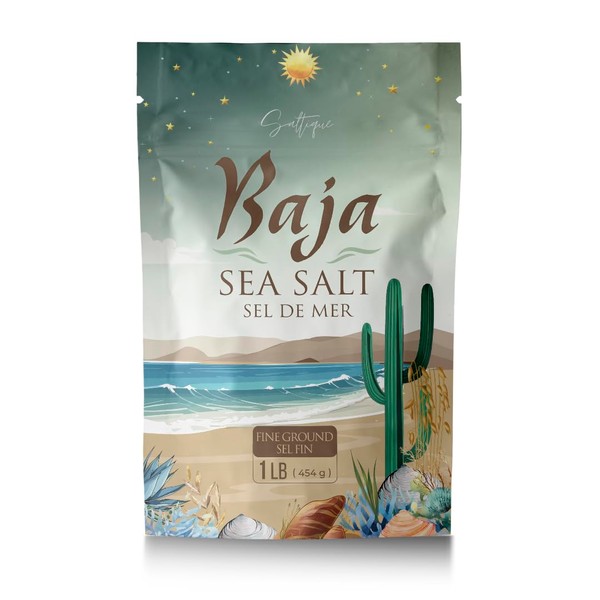 Baja Sea Salt 1lb Fine Ground - Baja Organic Salt