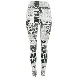 Sister Amy® Women's Printed Leggings - Buttery Soft Yoga Pants, High Waist Stretchy Tights for Workout, Plus Size, 88% Polyester 12% Spandex D109 One Size