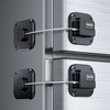 WILNIRY 2 Pack Refrigerator Door Lock with Code for Kids