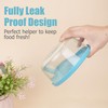 LUVCOSY 4 Cup Silicone Replacement Lids Storage Cover for Pyrex