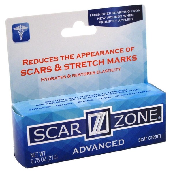 Scar Zone Advanced Scar Cream 0.75 Ounce (22ml) (6 Pack)