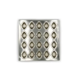 Matsunaga Seisakusho Silver Mini Lemon Tabletop, 20 Pieces