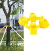 Adjustable Plastic Support Tree Straps, Garden Plants Windproof Anti-toppling Support