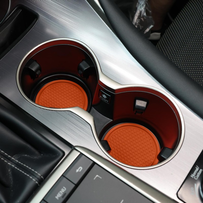 SINGARO Car Cup Coaster, 4PCS Universal Non-Slip Cup Holders Embedded