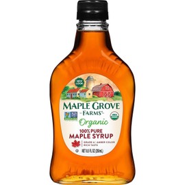 Maple Grove Farms Farms Organic Pure Maple Syrup, 8.5 Fl Oz 100%