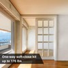 Tandefio 4 Set Pocket Door Soft Close/Open Hanger, Heavy Duty