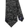 [COLORATA] Carolata Shark Pattern Necktie (100% Silk / Jacquard Woven),