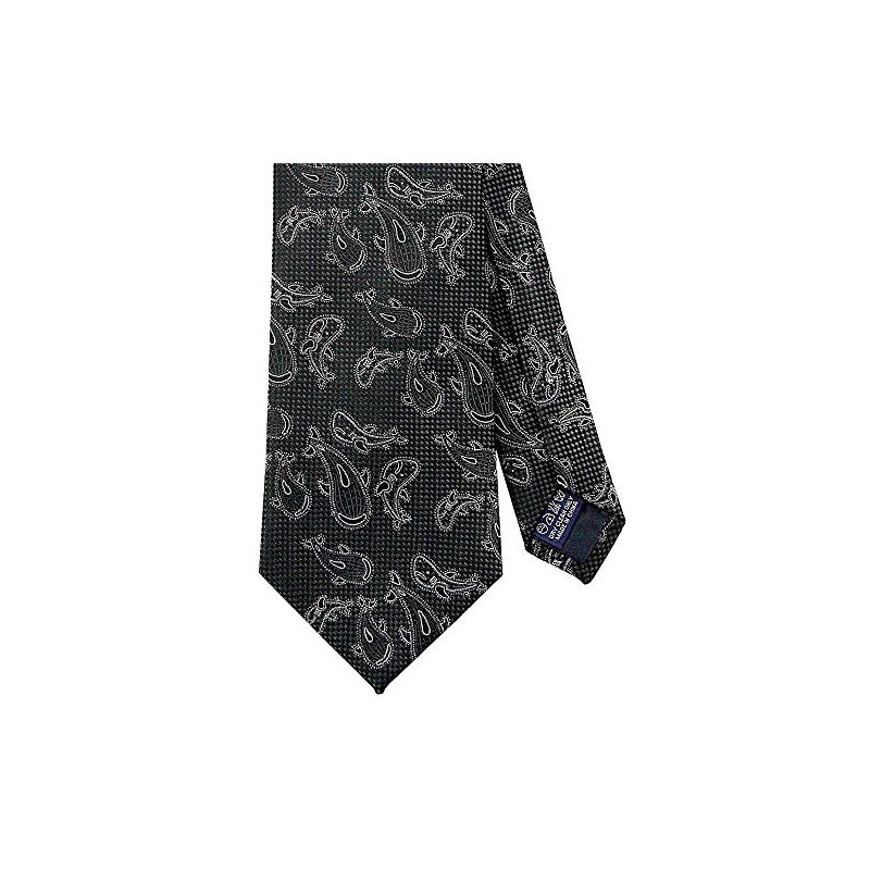 [COLORATA] Carolata Shark Pattern Necktie (100% Silk / Jacquard Woven),