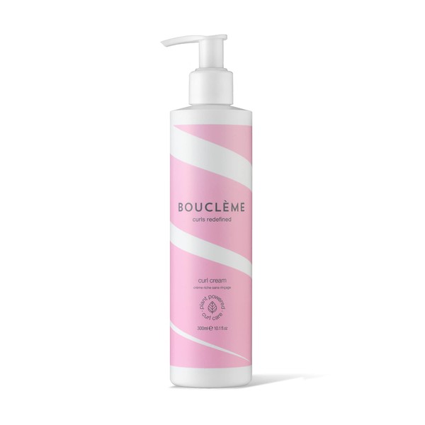 Bouclème Curl Cream - Defines All Curl Types - Frizz Free, Bouncy Wavy Hair - 96% Naturally Derived Ingredients and Vegan - 10.1 fl oz