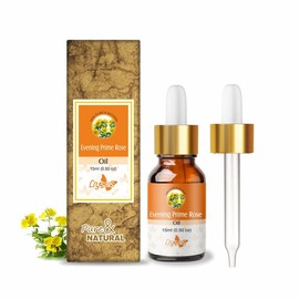 Crysalis Evening Prime Rose (Oenothera) Oil|100% Pure & Natural Undiluted Carrier Oil Organic Standard for Skin & Hair Care|Excellent Moisturizing Properties, Skin Conditions - 15ML with Dropper