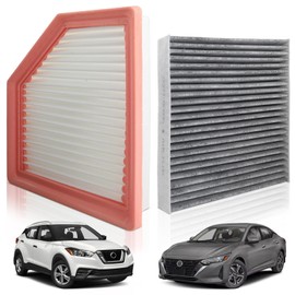 partszen 16546-6LA0A Engine Air Filter 27277-6CA0A Cabin Air Filter Fit for Nissan Sentra 2.0L 2020-2025#CA12815 CF12552 165466LA0A 272776CA0A