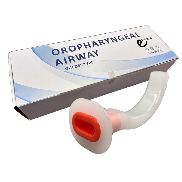 Endure Oropharyngeal Airway, Disposable Oral Airway Tube for First Aid,