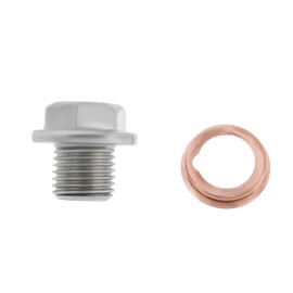 Briny River Ölwannen-Ablassschraube für Automotoren M12 X 1,25 11128-01M0B Kompatibel mit Nissan Rogue Altima Sentra Kicks