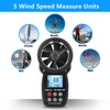 Bluetooth Digital Anemometer, Kethvoz Handheld Wind Speed Meter with Data