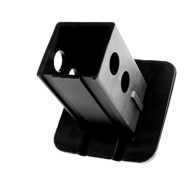 eVerHitch Dog Paw Print Tube Plug Hitch Cover (Black and