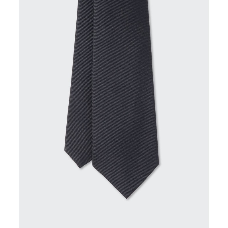 Musinsa Standard Silk Solid Tie [Dark Gray]