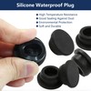 12 Pack 3/4 Inch 20mm Rubber Plugs for Round Holes,