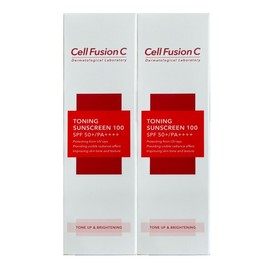 Cellfusionc Toning Sunscreen 100 50ml (SPF50+) 2 Bottles / Circle / 셀퓨전씨 토닝 썬스크린 100 50ml(SPF50+) 2개  써클