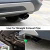Dsycar Universal Stainless Steel Car Exhaust Tail Muffler Tip Pipe