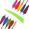 sourcing map Arrow Vanes Arrow Fletching 4" Shield Shape Turkey