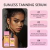 Tanning Drops,60ml Sunless Tanning Drops,Natural Ingredients,Moisturizing,Can Show Young Bronze Skin