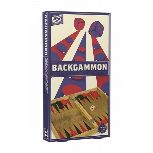 Professor Puzzle Wooden Backgammon Board Game