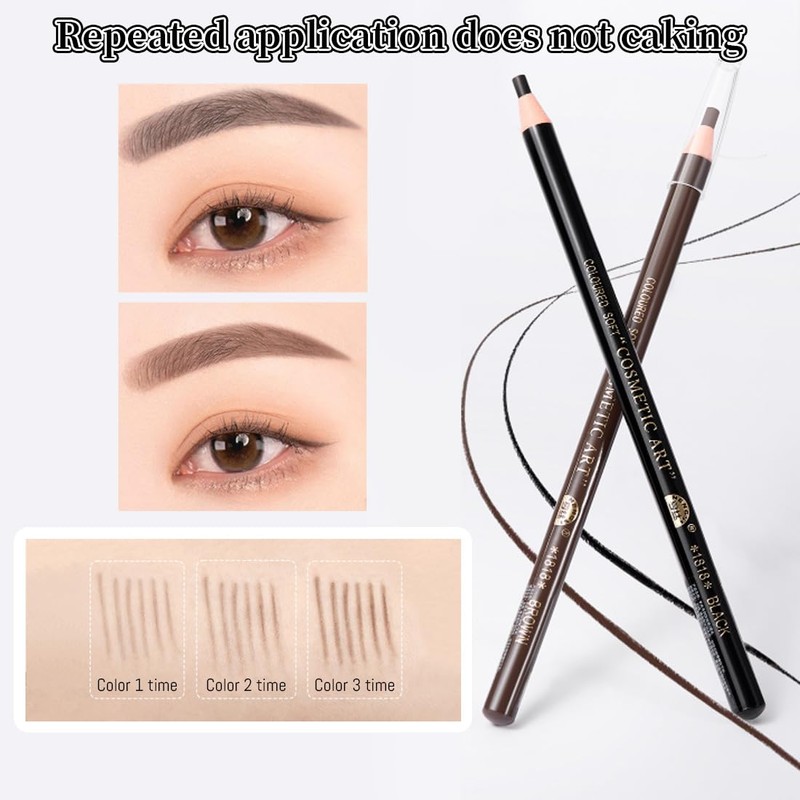 BDEPSTR Eyebrow Penci, Multicoloured Eyebrow Pencil for Emphasized and Exactly