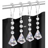 Yapicoco Shower Curtain Hooks Rings for Bathroom, 12PCS Shower Hooks