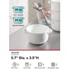 LE TAUCI Soup Bowls with Handles - 28 oz Lead-Free