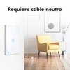 Bunker, Interruptor Inteligente Táctil Wifi, 1 Botón, Blanco