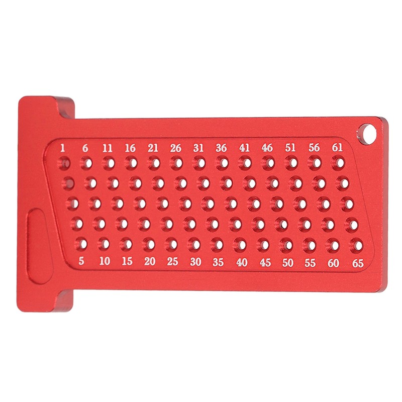 65mm Woodworking Hole Positioning Scribing Gauge Aluminum Alloy Portable Scriber
