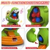 Dinosaur Shooting Toys with Moving Electronic Scoring Target, Kids Ages