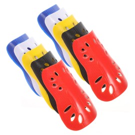 Parliky 5pairs Professional Shin Guards for Soccer Sports Leg Protectors for Adults Boys and Girls Lightweight Non- Design Resistance Injury Prevention