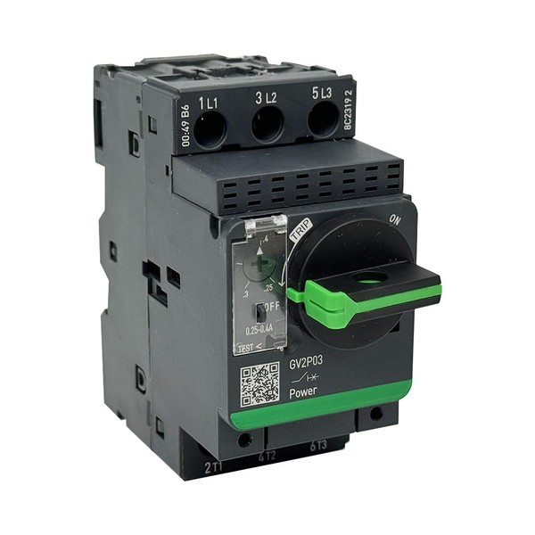 New Motor Circuit Breaker GV2P03 0.25-0.4A Manual Motor Starter with