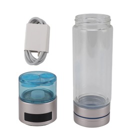 5V Hydrogen Water Bottle 260ML Capacity 2000‑9000ppb Rechargeable Portable Hydrogen Water Generator Machine with N117 Ion Membrane Gold