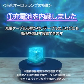 Sakura Garage Night Light, Aurora Lamp, Water Surface Light, Water Crest Projector [Square Type]