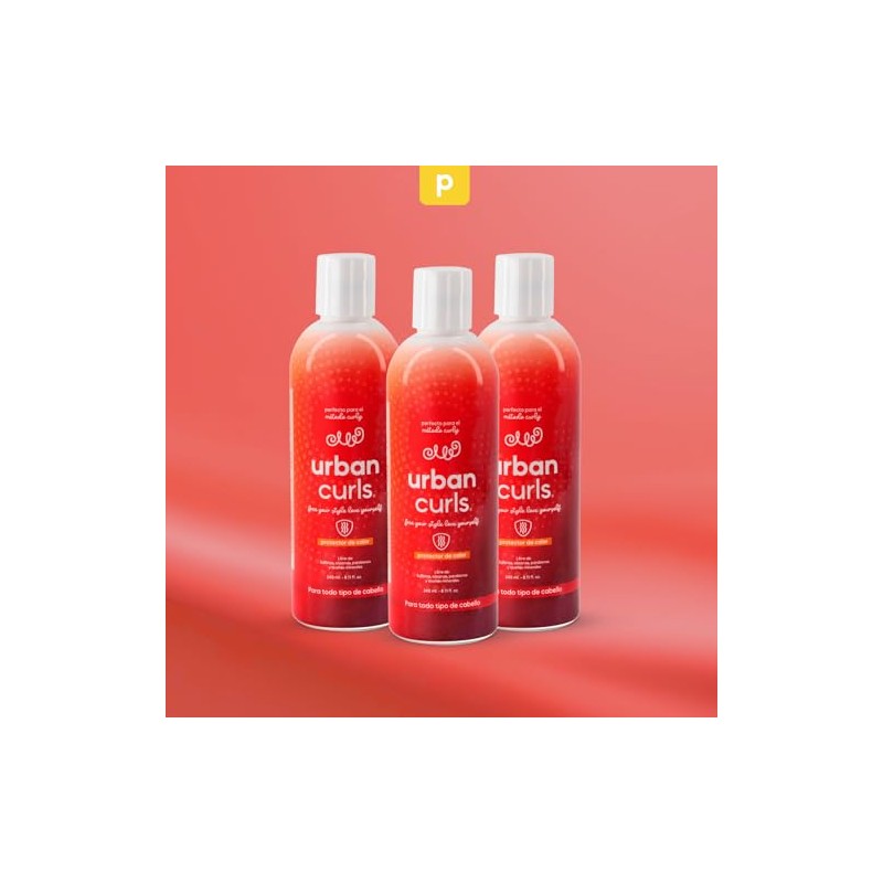 URBAN CURLS Protector de Calor para Cabello Rizado 240 ml