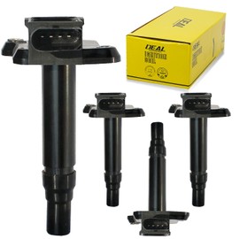 DEAL Pack of 4 New Ignition Coils Compatible With RS6 S6 S8 A6 A4 A8 TT Quattro Beetle Golf Jetta Passat 1.8L L4 4.2L V8 Replacement For UF274 C1318