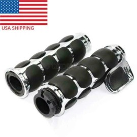 Unbranded 1 Inch Handlebar Hand Grips For Yamaha V Star 950 650 1100 1300 Tourer Classic