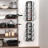 Cisily 8 Layers of Adjustable Pot Lid Organizer Rack for