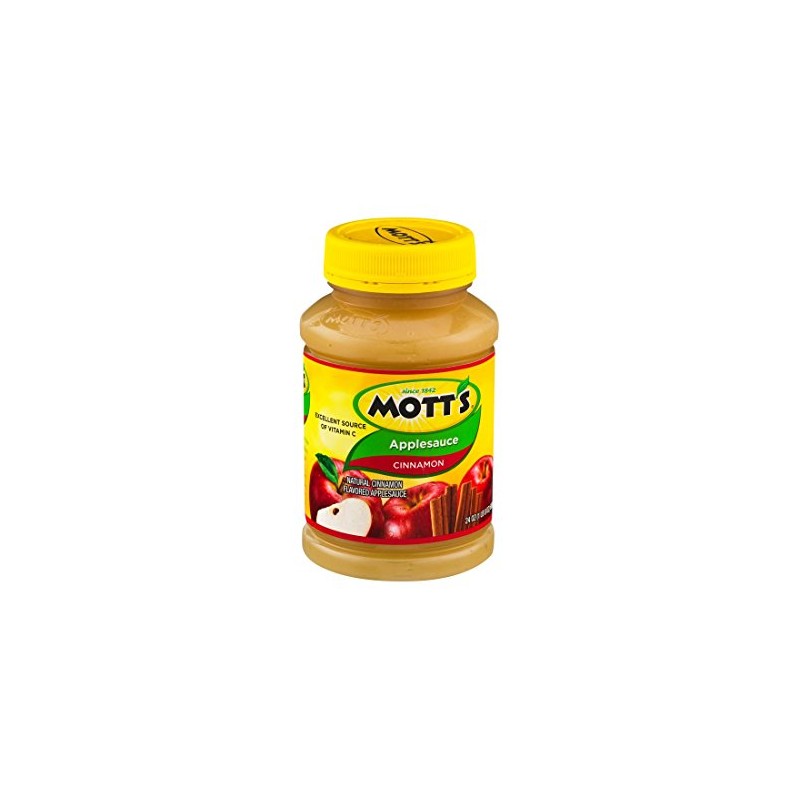 Motts Inc Apple Sauce, Cinnamon, 24 oz