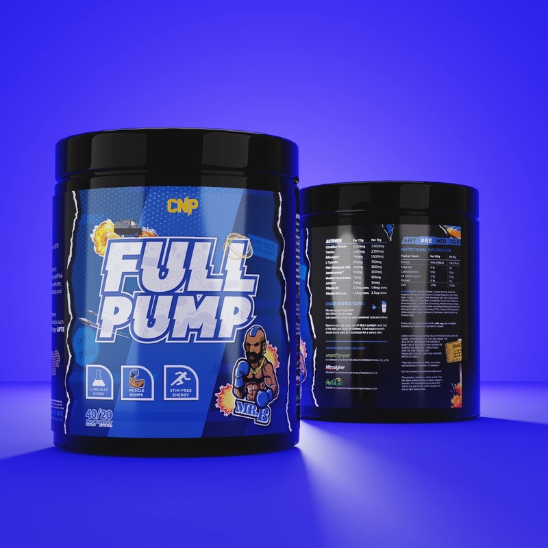 CNP Professional Full Pump, Strong Stim Free Energy and Muscle